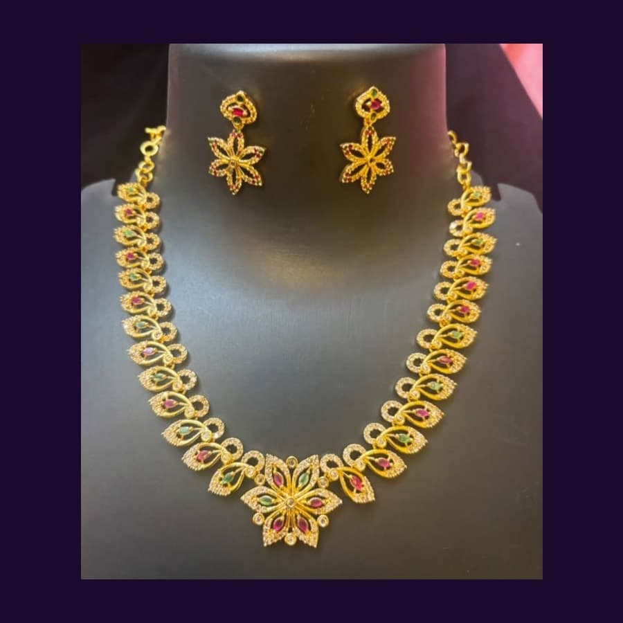 Pink Kundan Choker